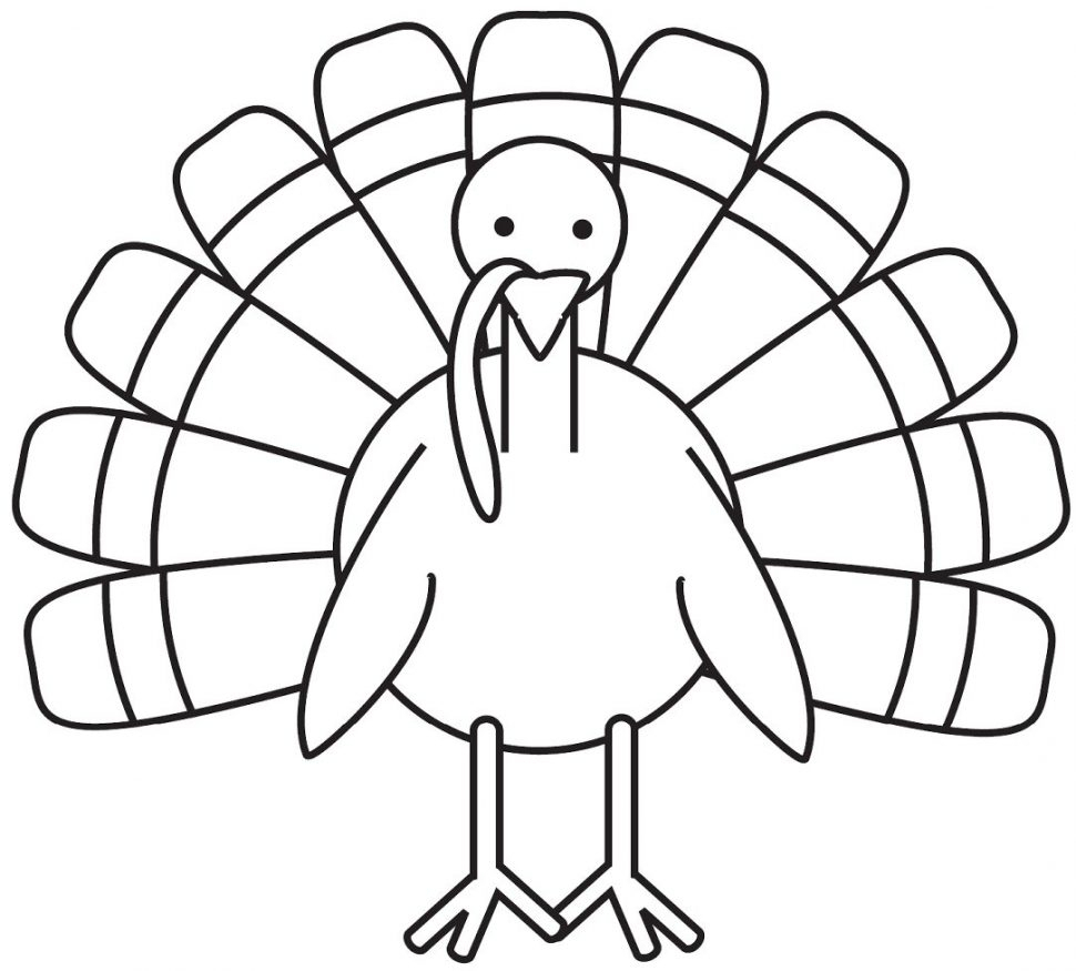 970x875 Turkey Drawing For Kids And Easy Turkey Drawing Easy Turkey