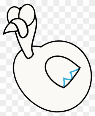 320x393 Clipart, Cooked Turkey Drawing Drawing Turkey Cooked