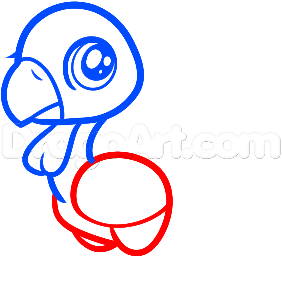 983x1022 How To Draw A Chibi Turkey For Kids, Step