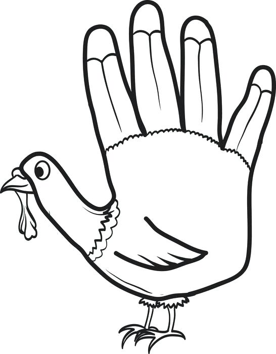 546x700 Turkey Pictures To Color Thanksgiving