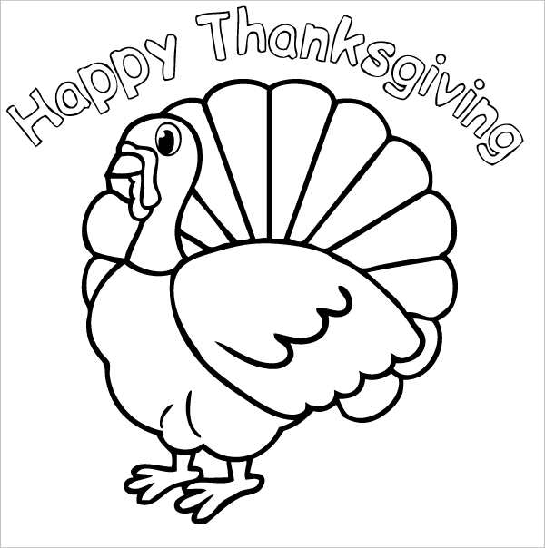 600x604 Hand Turkey Drawing Templates Happy Easter Thanksgiving