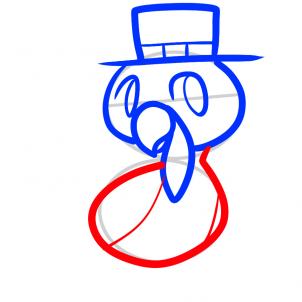 302x302 How To Draw How To Draw A Thanksgiving Turkey For Kids