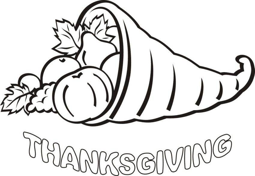 850x588 Simplistic Free Printable Thanksgivingng Pages Love Of Dinner