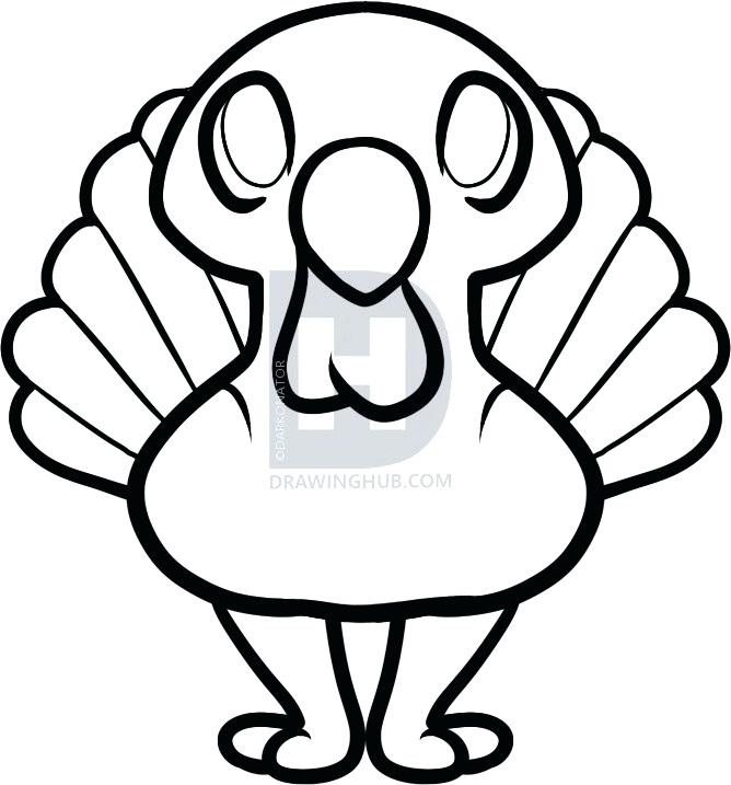 668x717 How To Draw A Turkey Using Your Hand