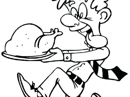 440x330 Cooked Turkey Drawing Cooked Turkey Drawing Cooked Turkey Line