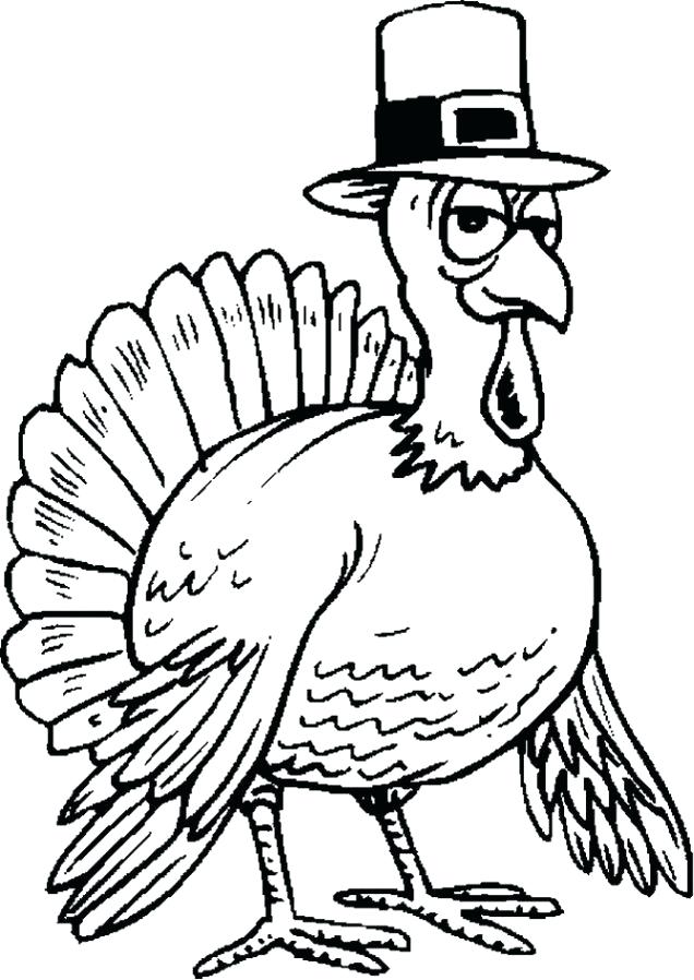 636x898 Kids Turkey Drawing