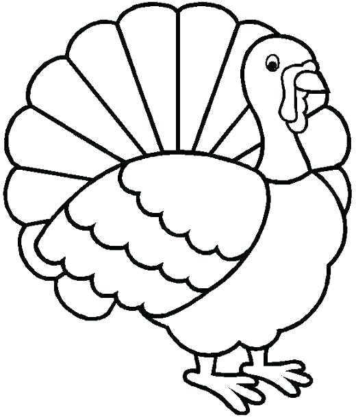 520x609 Template For Turkey Craft
