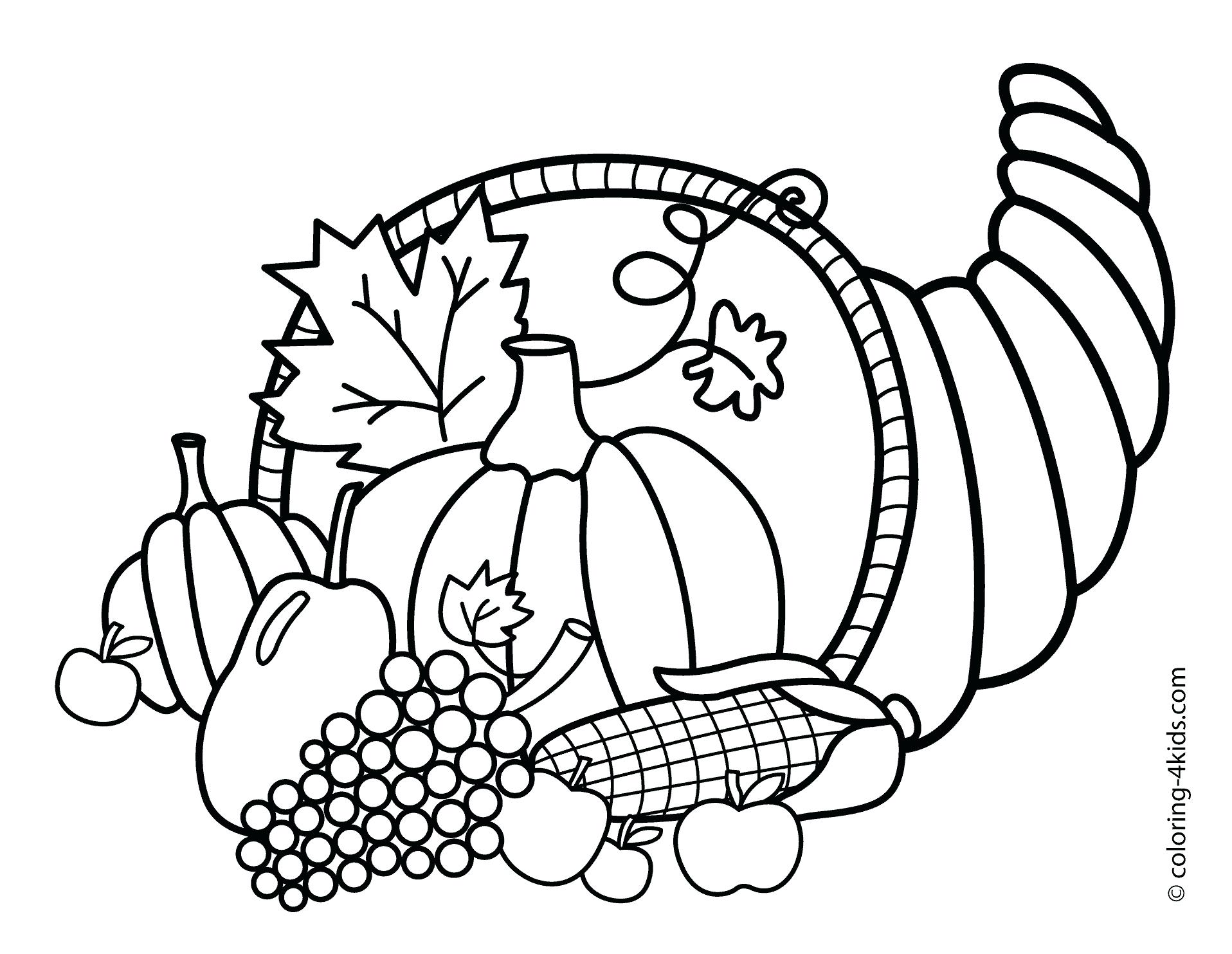 1916x1483 Thanksgiving Coloring Sheetsdf Outstanding The Kitty With Turkey