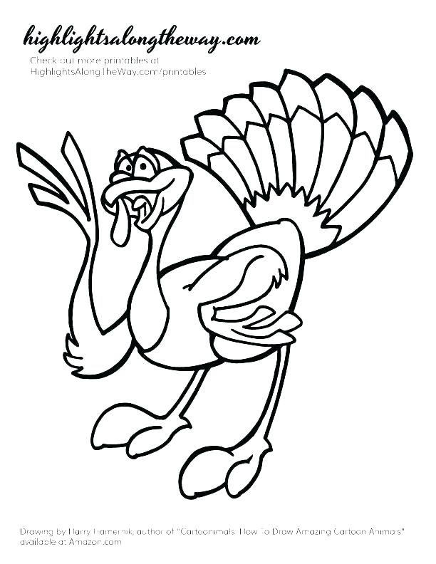 612x792 How To Color A Turkey