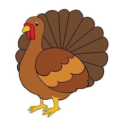 Turkey Drawing To Color | Free download on ClipArtMag