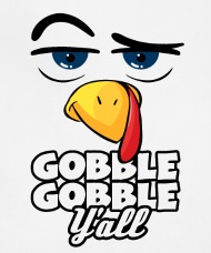 190x228 gobble thanksgiving funny turkey face gift idea apron spreadshirt