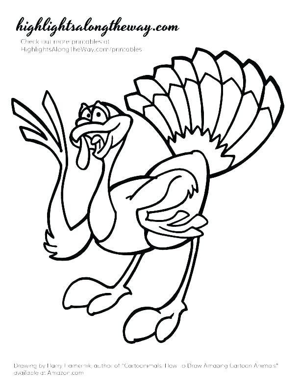 612x792 Draw A Cartoon Turkey