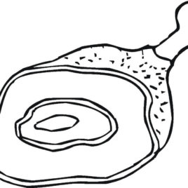 268x268 Turkey Leg Coloring