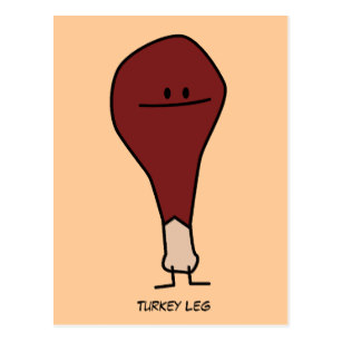 307x307 Turkey Leg Postcards Zazzle Uk