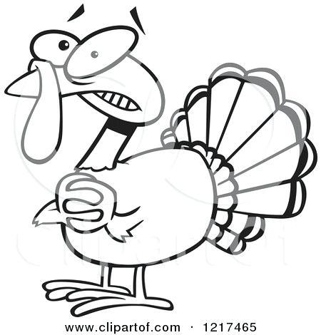 450x470 Draw A Cartoon Turkey