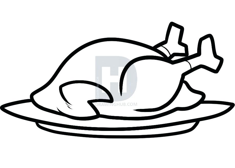 919x657 Easy To Draw Turkey