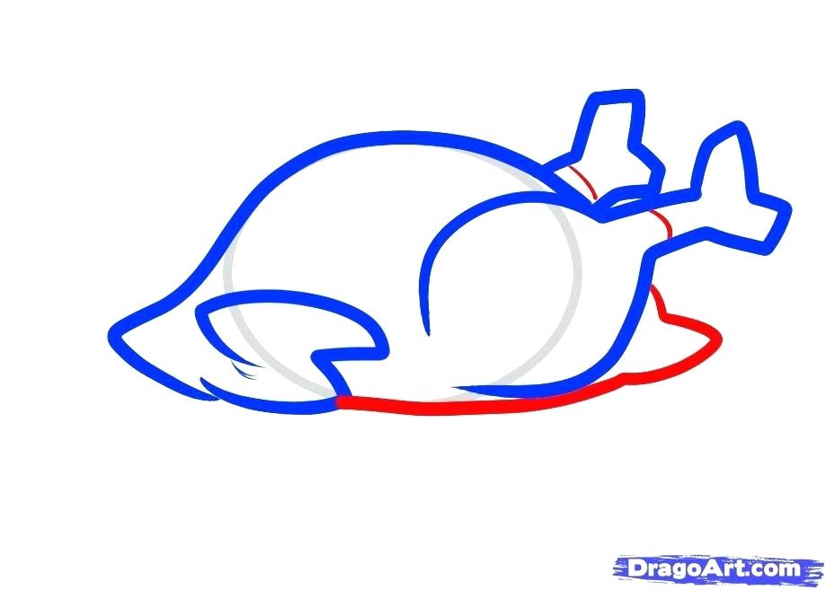 919x657 A Drawing Of A Turkey Detailed Turkey Line Drawing Drawing Turkey