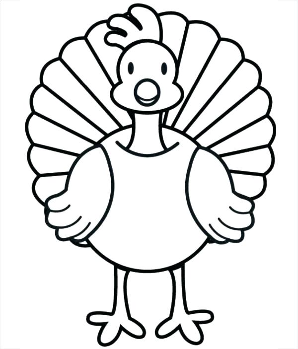 600x703 Outline Of A Turkey Turkey Things Icons Set Outline Of Vector