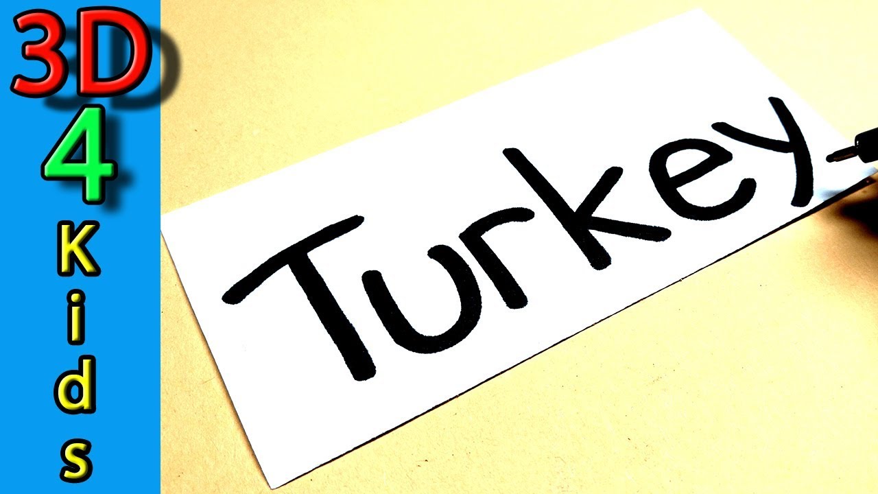 1280x720 turn word into cartoon drawing very funny ! turkey wordtoon