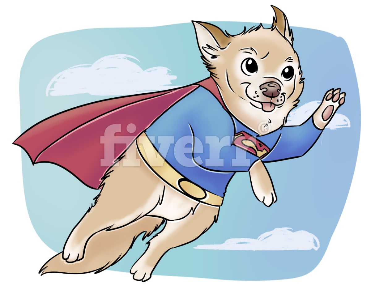 1200x951 Turn Your Pet Photo Into A Cartoon Drawing