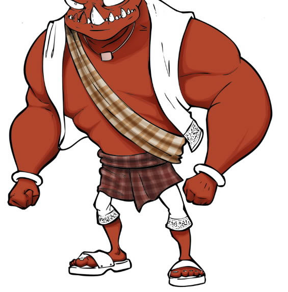 565x573 Draw A Cartoon Monster Character In Photoshop