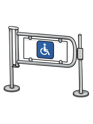 300x400 Hayward Turnstiles Security Turnstiles
