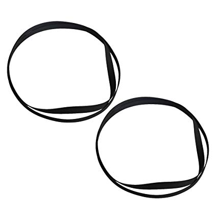 425x425 Yibuy Perimeter Black Rubber Turntable