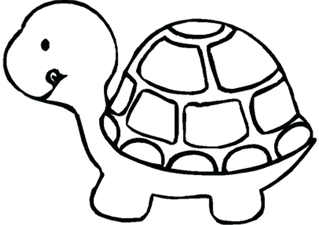 1024x723 Draw A Turtle Easy Click The Image To Enlarge Draw Cartoon Turtle