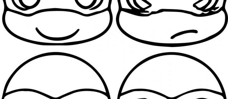 730x320 Ninja Turtle Face Drawing At Getdrawings Free For Personal Use