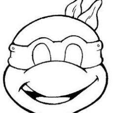 230x230 Sweet Teenage Mutant Ninja Turtles Faces Coloring Pages Face Free