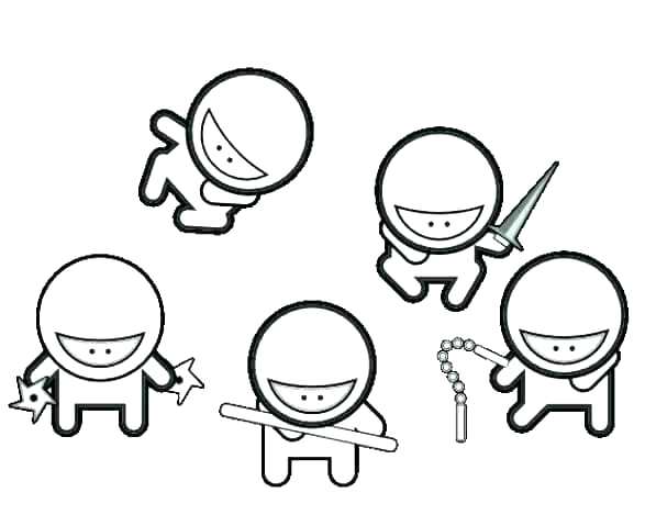 587x469 Turtle Ninja Coloring Pages Zupa