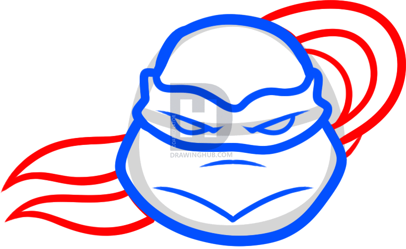 814x500 How To Draw A Ninja Turtle Easy, Step