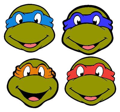 400x372 Head Ninja Turtle