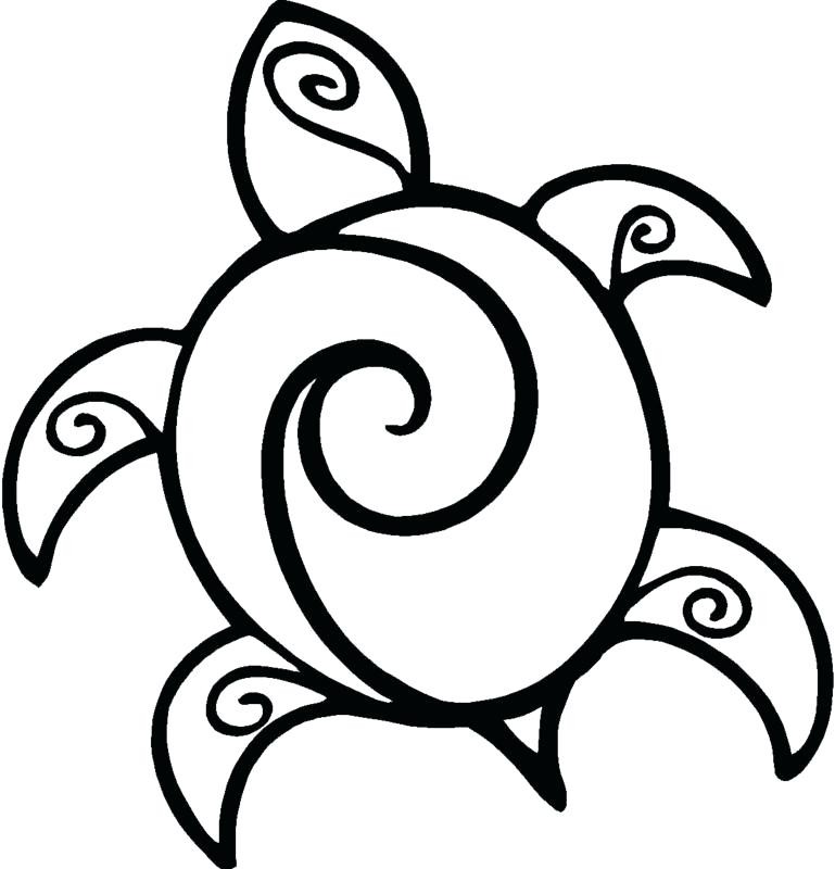 769x800 Huge Collection Of 'cute Sea Turtle Drawing' Download More Than