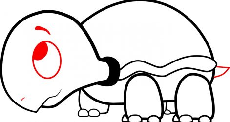 471x250 Cartoon Turtle Line Drawing Of Ninja A Sea Pictures Carmi Chaelinn