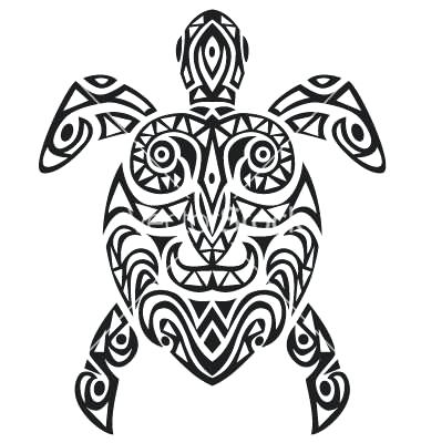 380x400 Turtle Drawing Outline Click The Image To Enlarge Sea Turtle