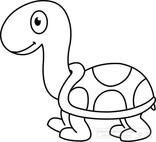 550x500 Collection Of Free Turtle Clipart Outline Amusement Clipart