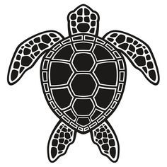 236x236 Abstract Turtle Design