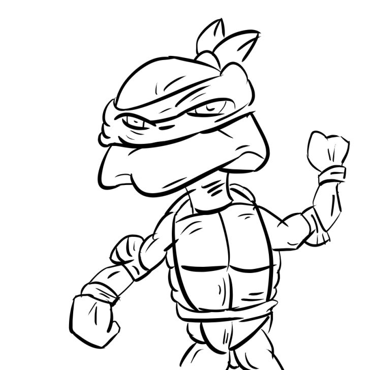 728x728 Easy Turtle Drawing Step