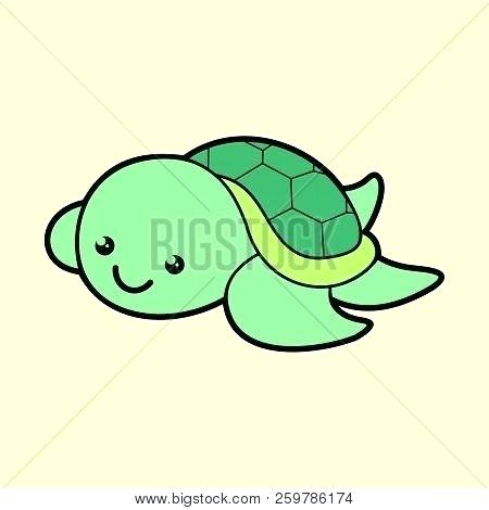 450x470 Cute Turtle Cartoon Drawings