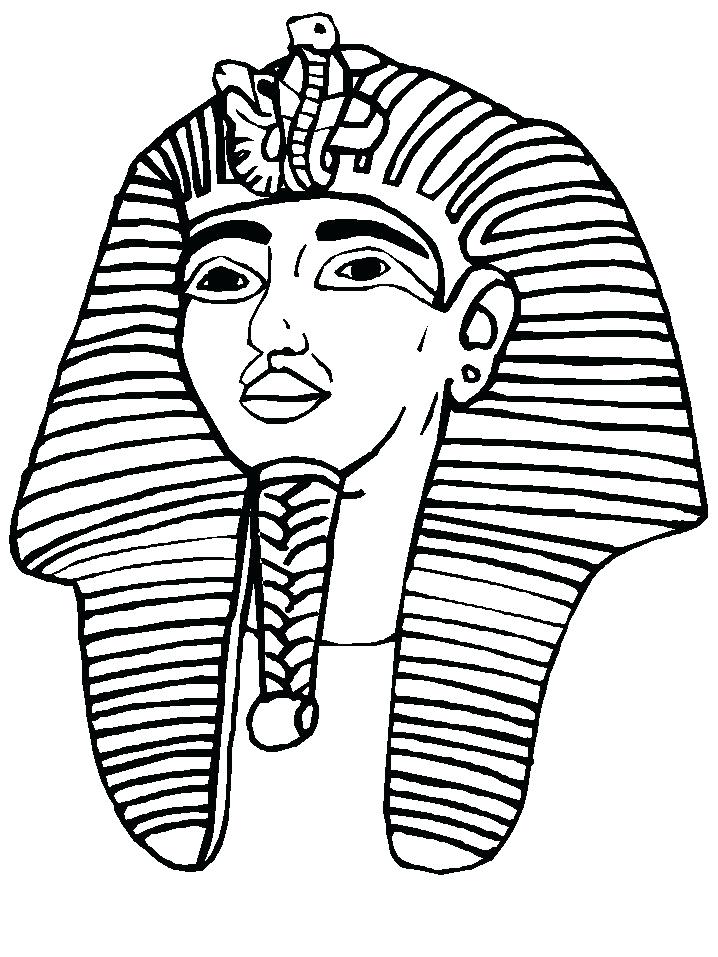 718x957 King Tut Coloring
