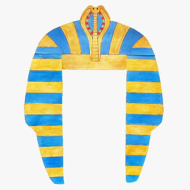 660x660 Pharaoh Headdress Kids' Crafts Fun Craft Ideas