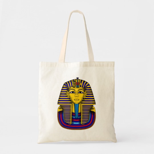 540x540 Tutankhamun Burial Mask Vector Illustration Tote Bag
