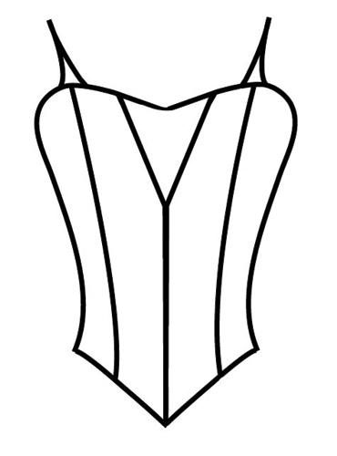370x500 Bodice Pattern