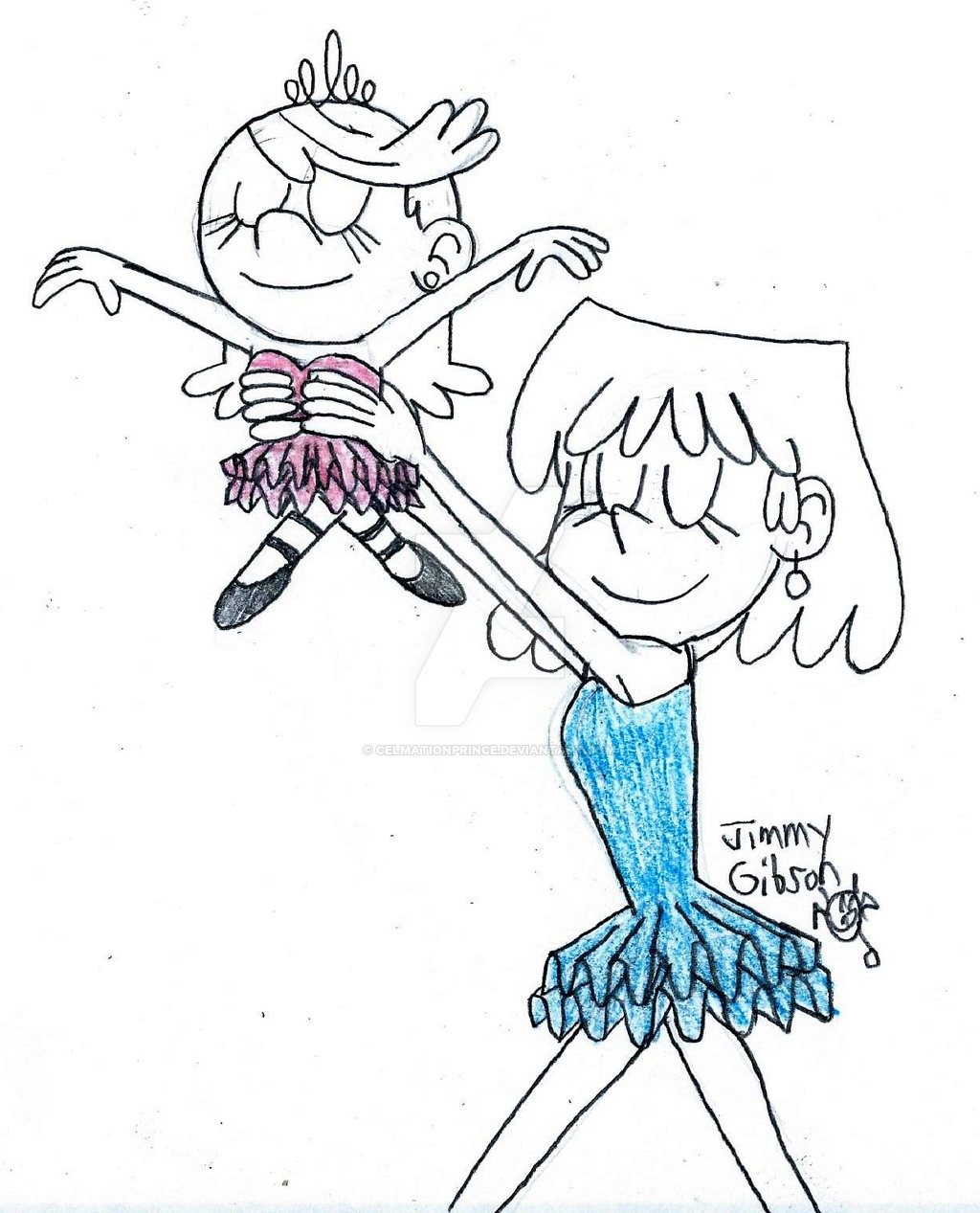 1024x1267 lori and lola in tutu ballet