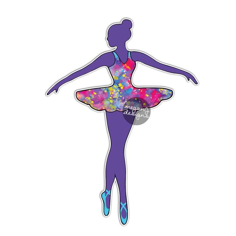 794x794 Ballerina Dancer Sticker Car Decal Laptop Decal Ballet Dance Etsy