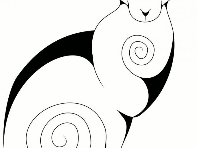 640x480 Tuxedo Cat Clipart Perfect