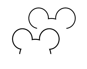 340x270 Mickey Outline Etsy