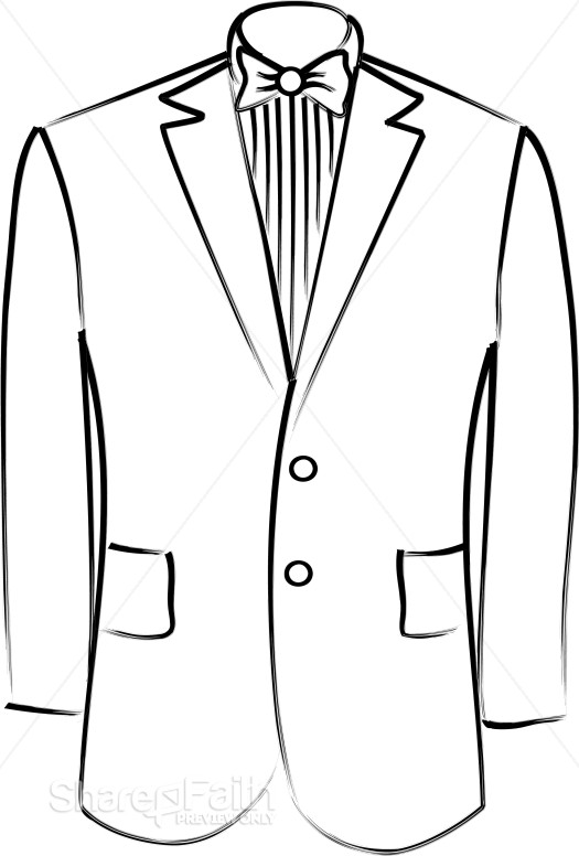 525x776 Tuxedo Jacket Christian Wedding Clipart