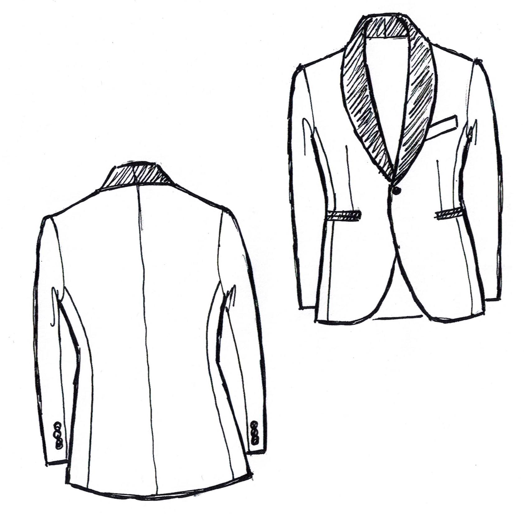 1682x1667 tuxedo drawing tuxedo jacket for free download
